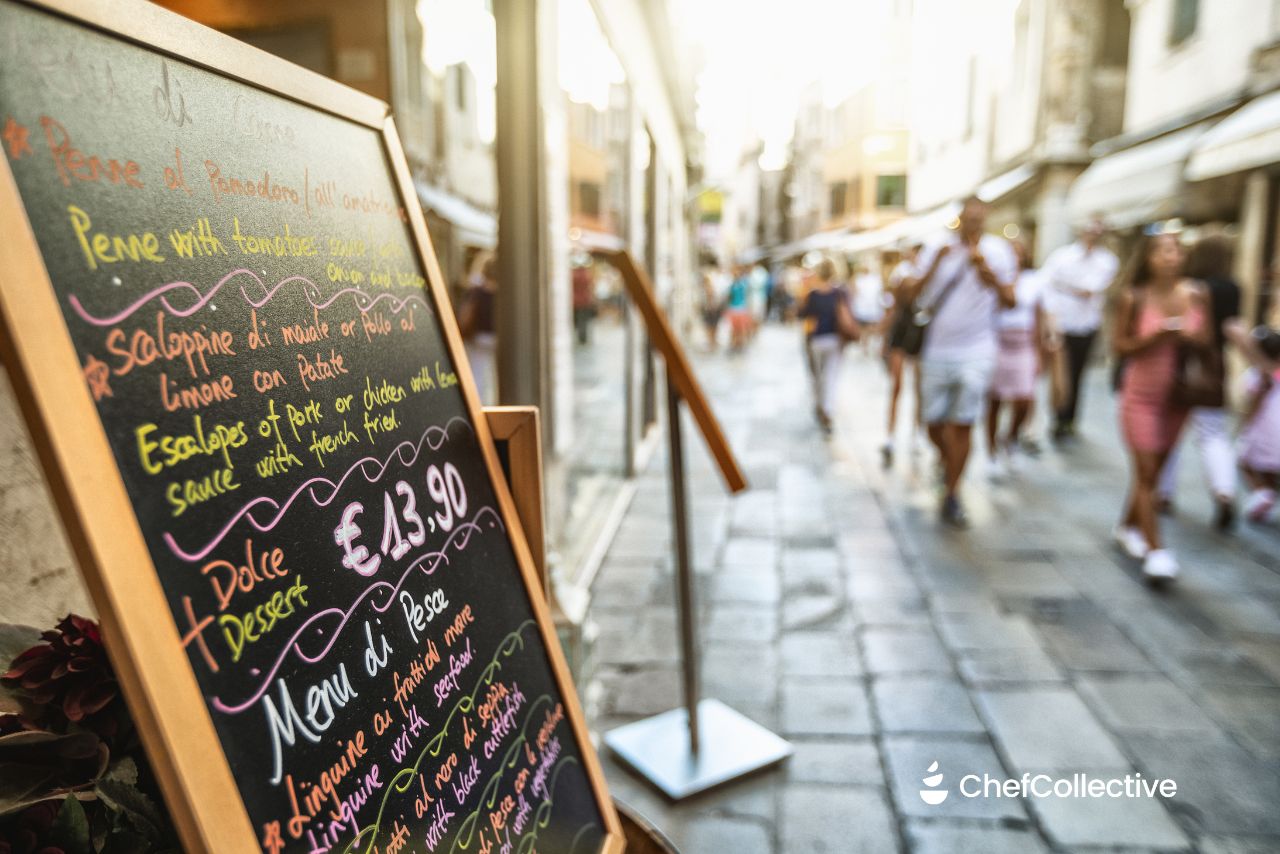 menu pricing